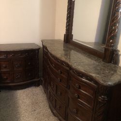 King Bedroom Set with mattress 