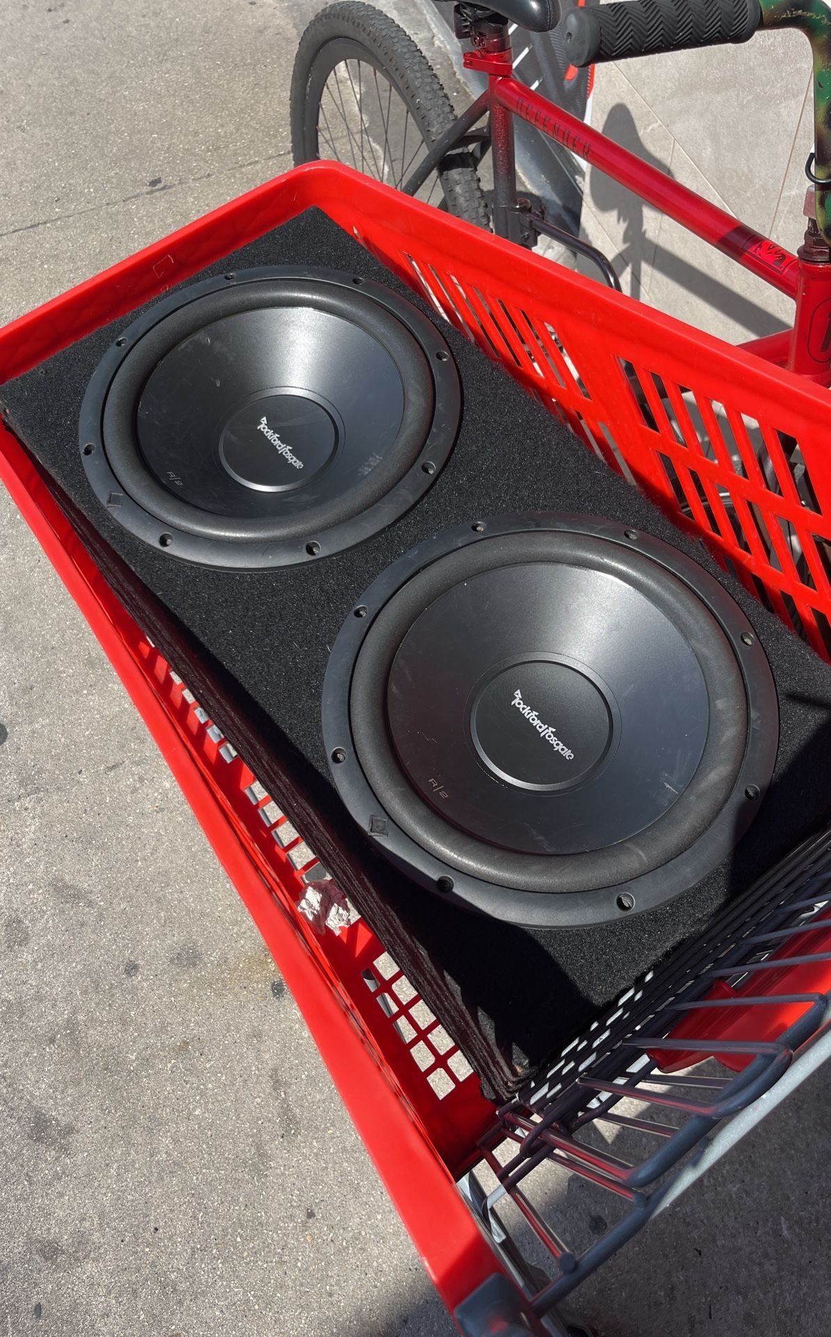 2 12inch Rockford Fosgate R/2 Subwoofers