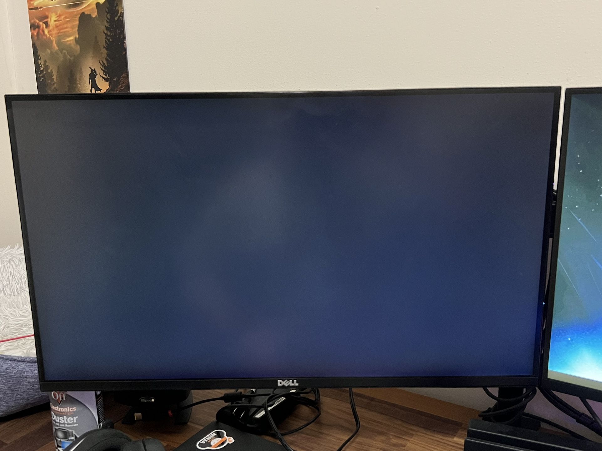 2x Dell S2716DGR 27" QHD 2560 x 1440 144hz G-SYNC Gaming Monitor