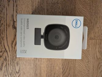 NEW & SEALED: Dell WB3023 2K QHD Webcam (1440p HDR, USB-A)