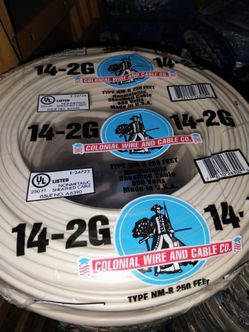 14/2 copper wire 250 ft long