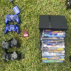 Ps2 Slim With Games  Send Offer !