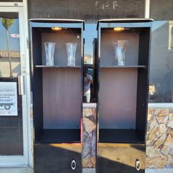 Wall Unit Entertainment Center Console Display Unit Media Center Adjustable TV Stand storage unit