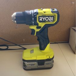 Ryobi 1/2 Drill One Plus With Battery 