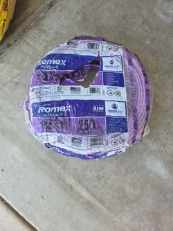 12/3 romex  250ft. $200