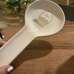 Rae Dunn Easter spoon rest