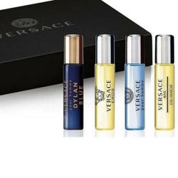 NEW VERSAGE men's perfume collection 4 travel 5 ML Each