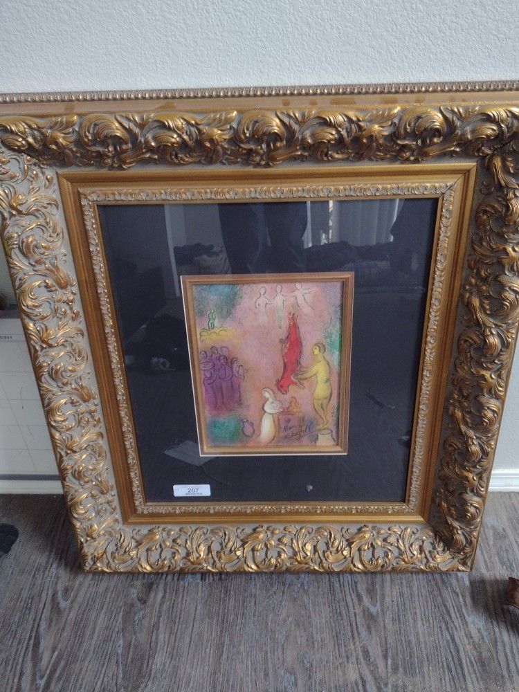Marc Chagall "Sacrifice To The Nymph's" Lithograph