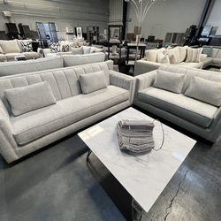 2-piece Sofa And Loveseat Set On sale 