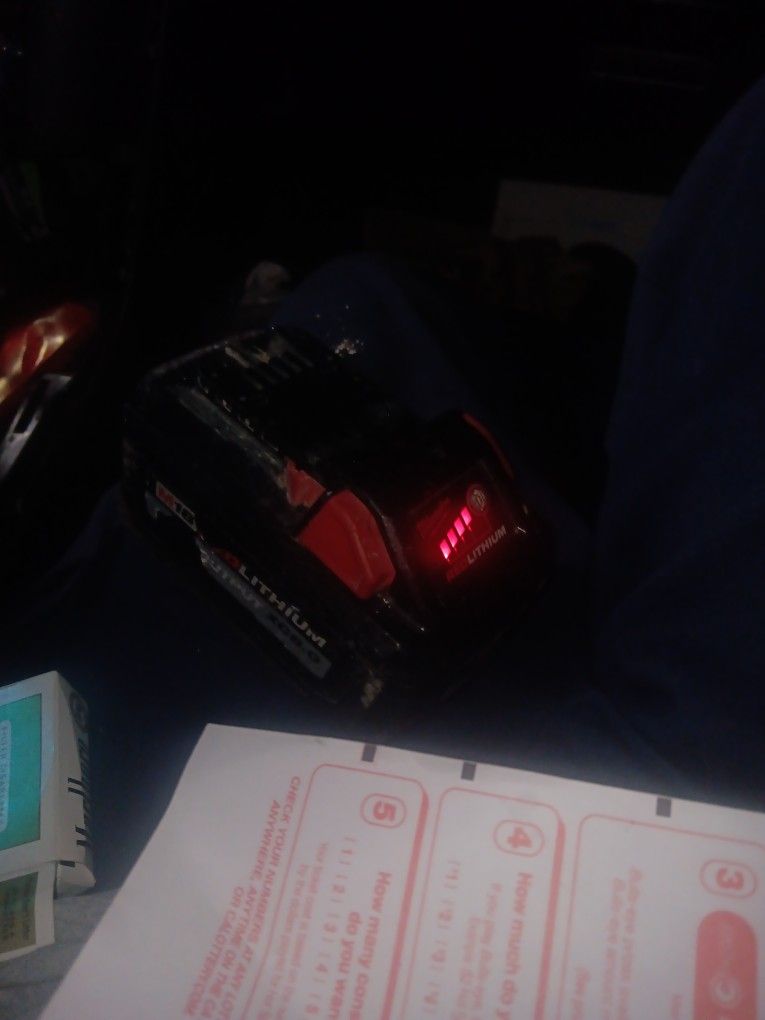 Milwaukee 18v Battery $50