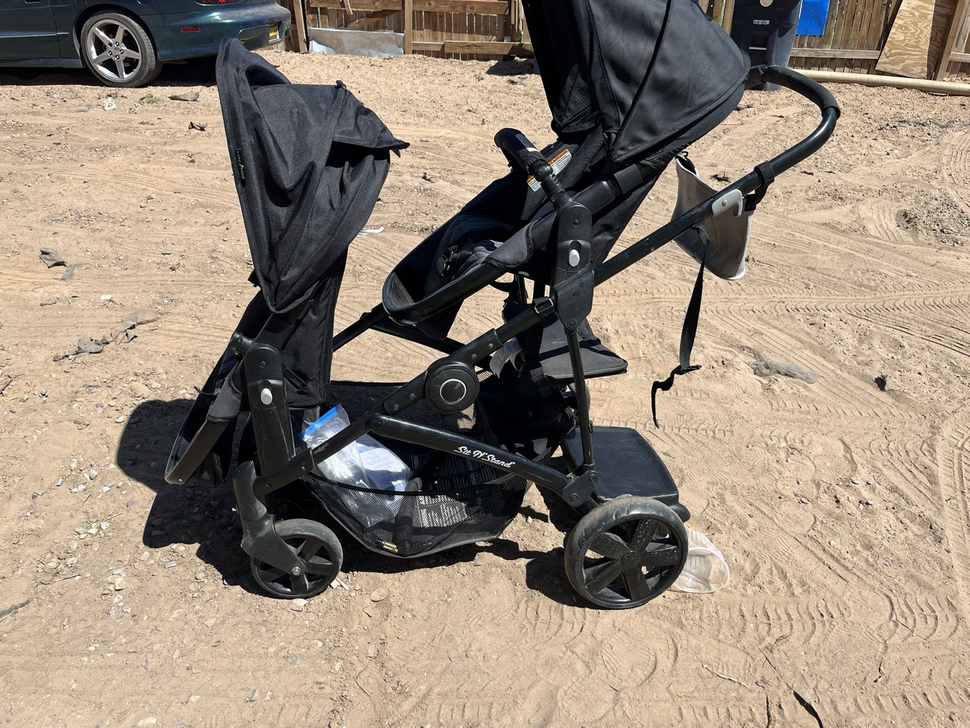 Double Stroller Sit N Stand