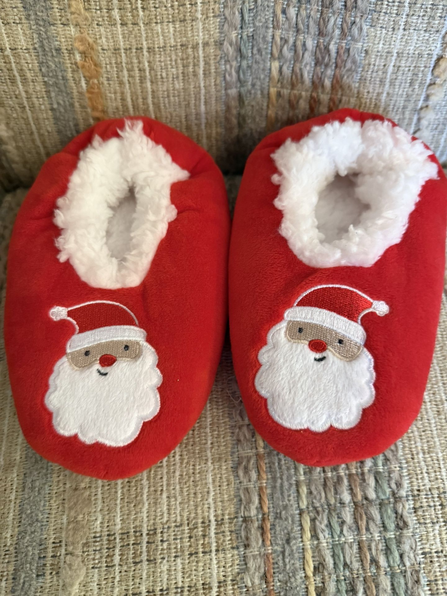Toddler Santa Slippers 
