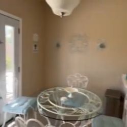 Glass Metal Table