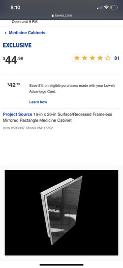 Bathroom Mirror With Storage 