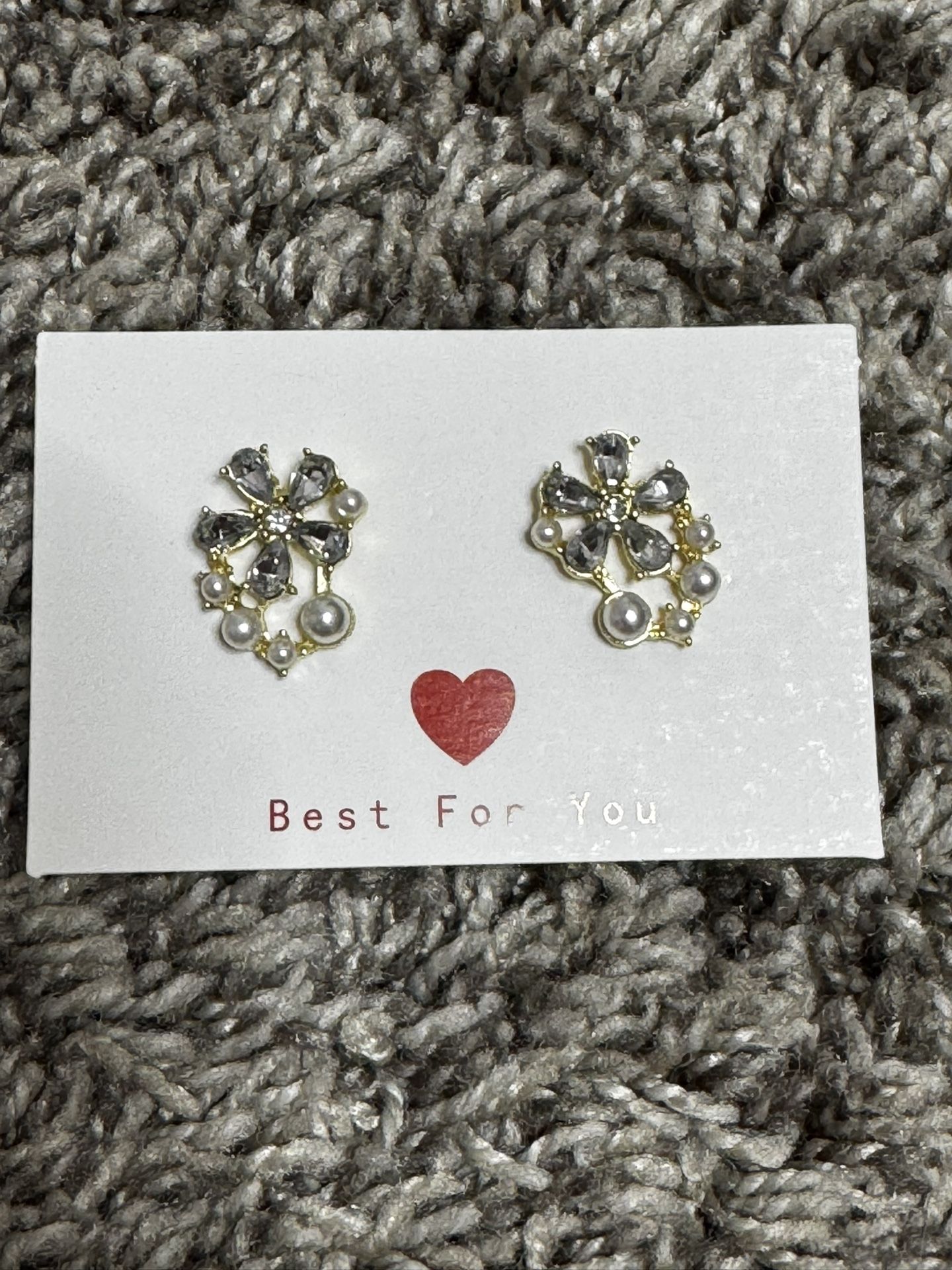 Gold And Pearl Earrings