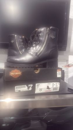 Harley Davidson: (Asher Boot Black) Size: 8.5