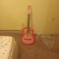 Best Choice Products Pink Guitar 