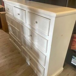 White Solid Wood Dresser-Delivered!