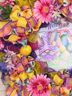 Gnome Easter Wreath