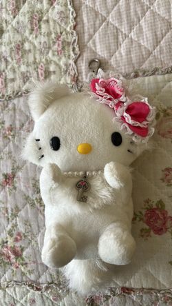 charmmy kitty keychain plush pouch 