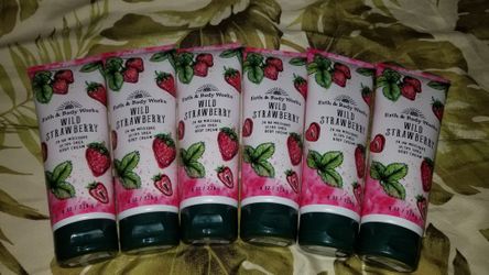Bath & Body Works Wild Strawberry 8 oz. Body Creme (1 for $14/2 for $27 (13.50 each)/3 for $39 (13 each)/All 6 for $76 (12.66 each