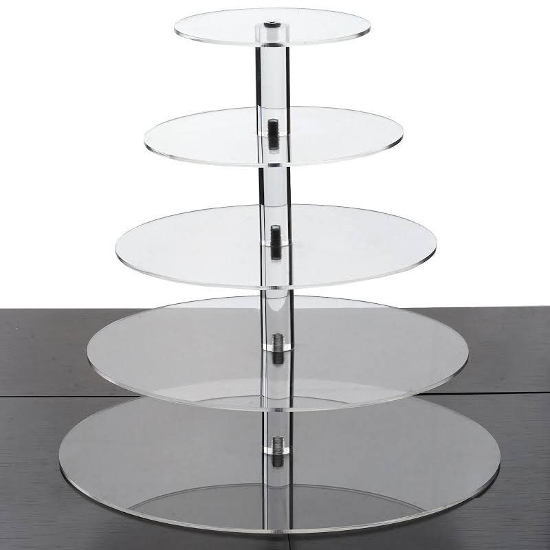 Clear Cupcake or Candy Tower