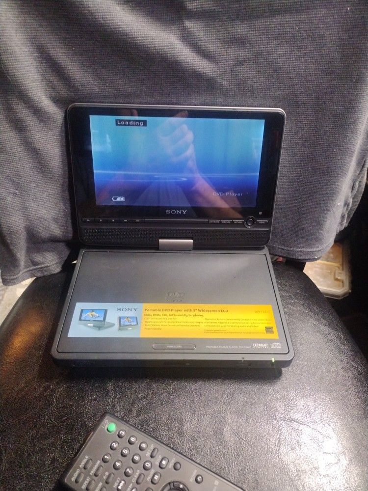 Sony Portable DVD Player With 8-in Wide Screen LCD
