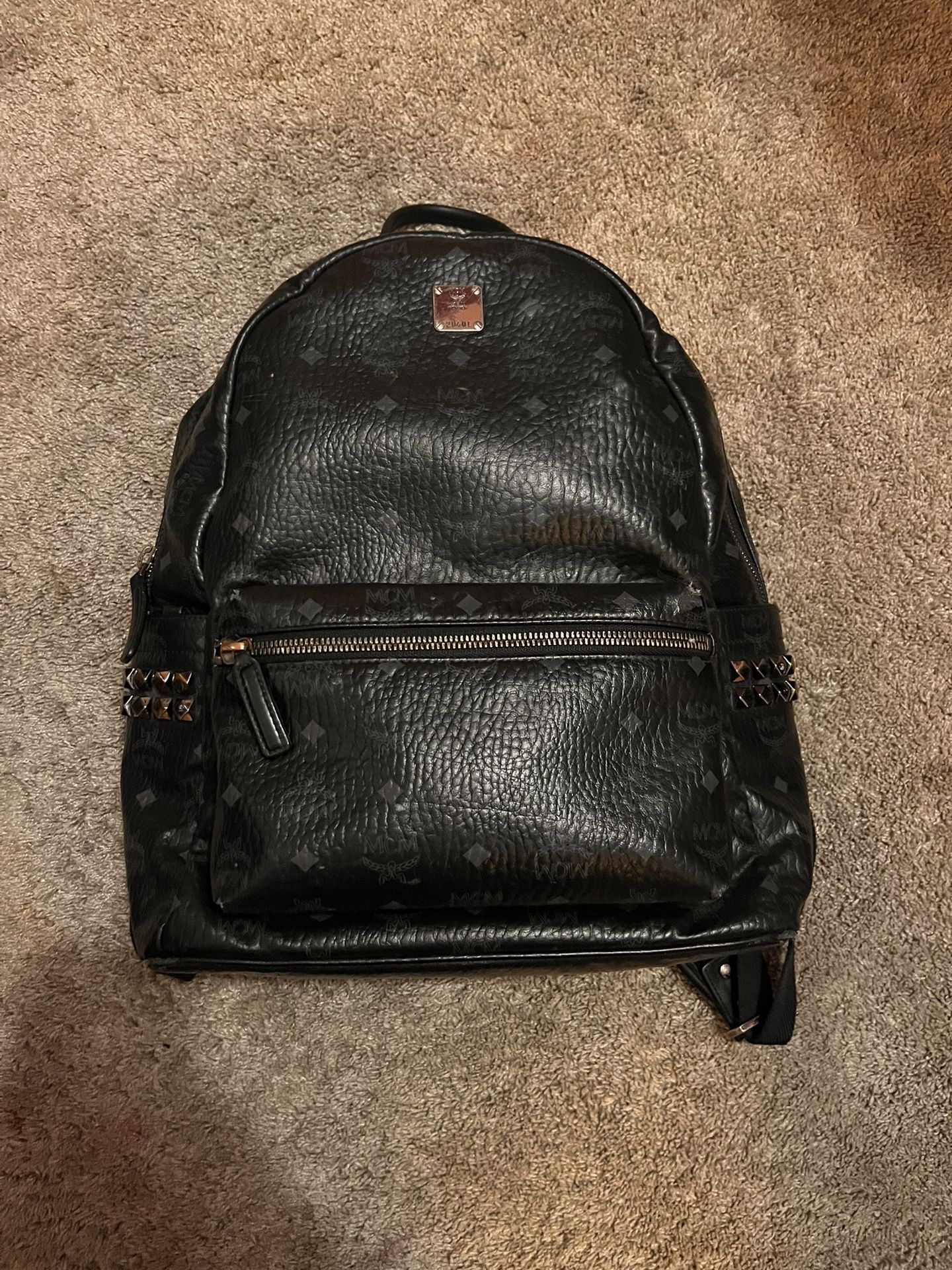 Large black MCM Backpack
