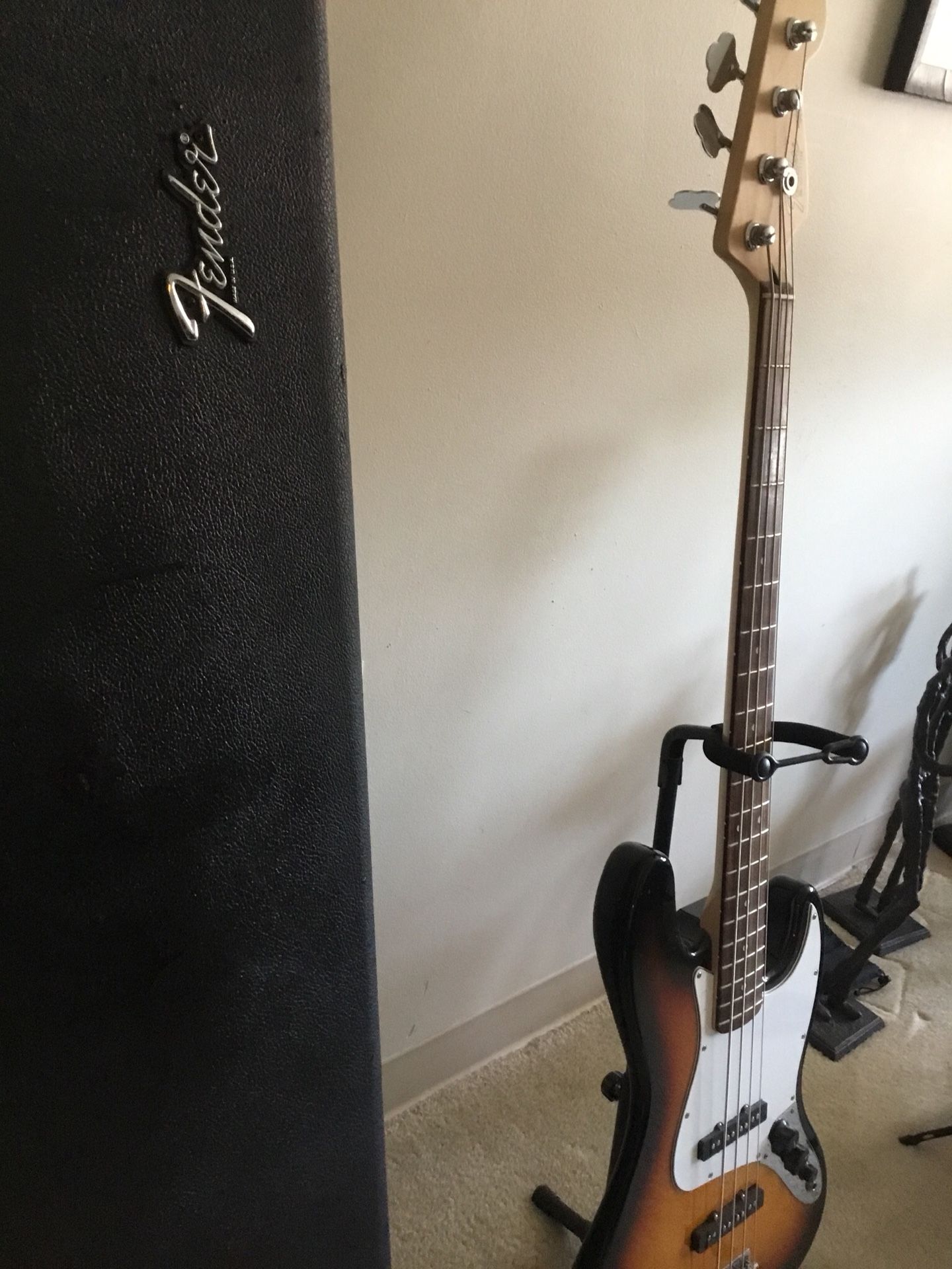 Fender jazz bass guitar