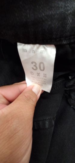 Mnml black jeans Size 30