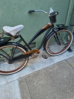 HUFFY CATALINA MEDIUM STEEL BEACH CRUISER SINGLE SPD HAS NEW GRIPS BIKE RIDES GREAT 💯