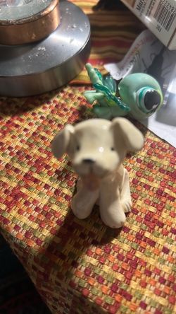 Vintage collectible ceramic dog