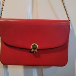 Christian Dior Red Crossbody Bag 1995