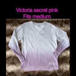 Victoria Secret Pink Long Sleeve Shirt 