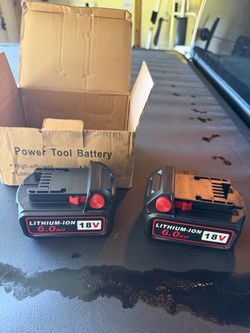 New Milwaukee batteries and charger