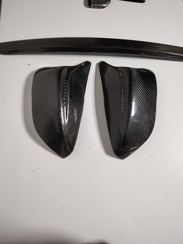 Carbon Fiber Infiniti Q50 Mirror Caps 2014-2023