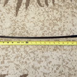 GLASSER HORSE HAIR FULL-SIZE (4/4) CELLO BOW — CRACKED 