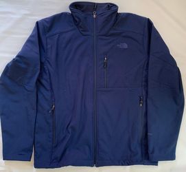 New men blue the north face apex jackets bionic soft shell jackets