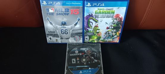 3 Sony Ps4 Games Like New