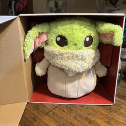 Star Wars (Disney)GROGU Soft N Fuzzy Plush. HHC59 Makes Noise. Nib