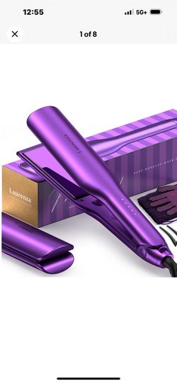 Laurenza Professional Purple Hair Straightening Iron Milano Edition
