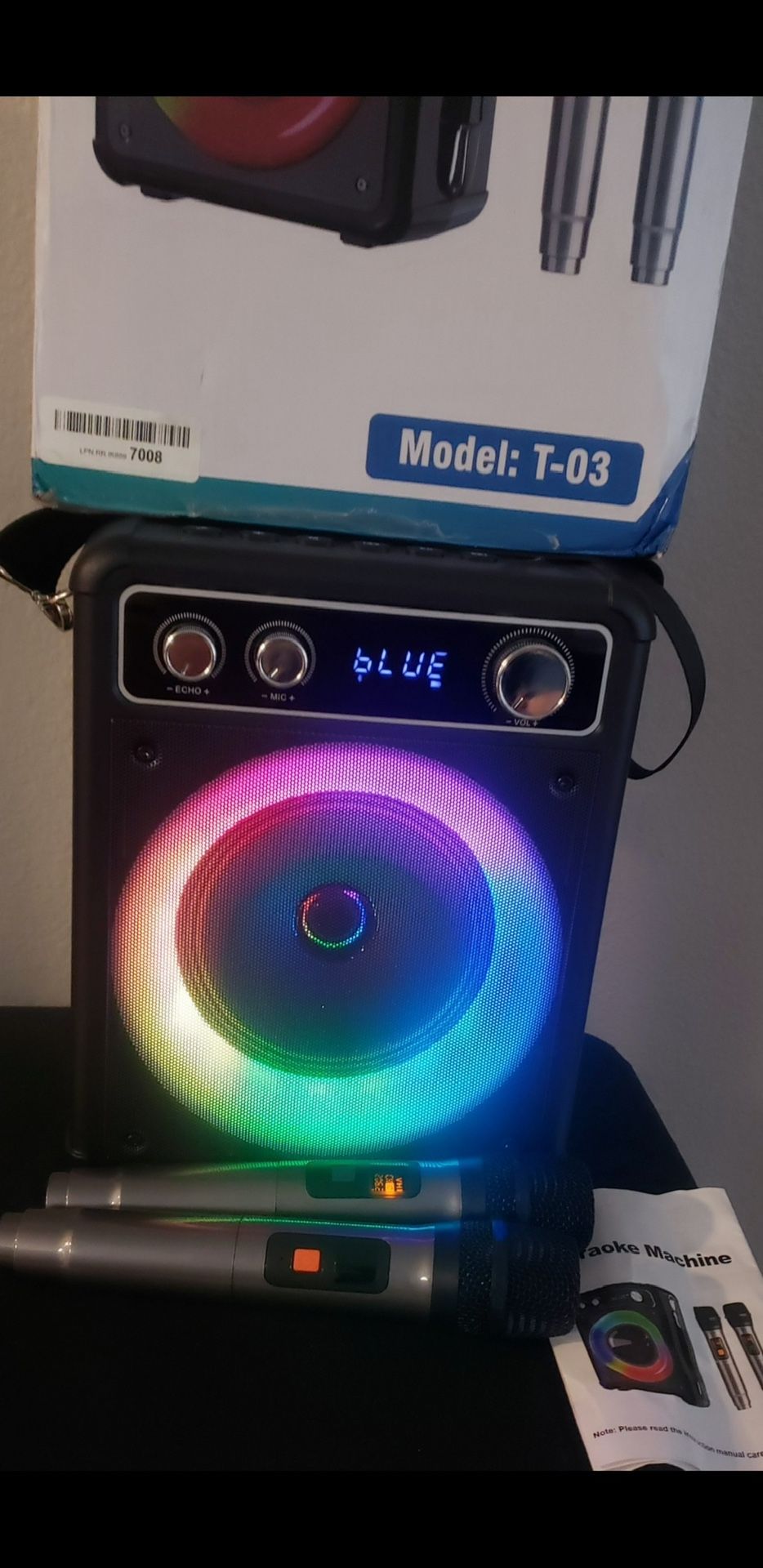 Party Karaoke Bluetooth Speaker