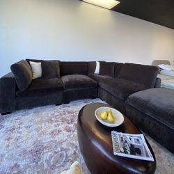  NEW Modern Cloud Lux Modular Sectional — 4-Seat Sofa with Chaise 