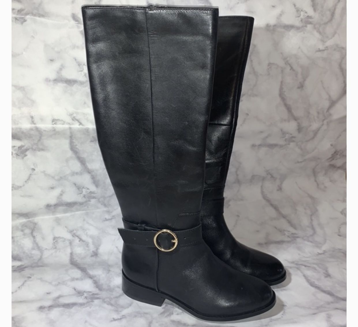 Aldo Leather Cartriona Boots ..Sz 9