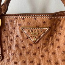 Old Brown Luxurious Prada Bag