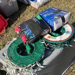  4 New Sets Of Lights Different Colors And Clear Colors