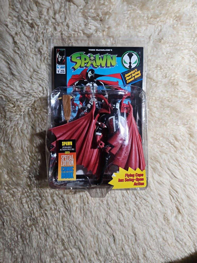Spawn: Flying Cape has Swing-Open Action by Flying Cape has swing