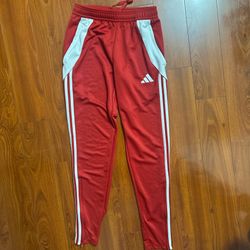 Red Adidas Pants Tito 24 Size  Small Tall