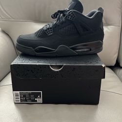 Size 9.5 11 12 Air Jordan 4 Black Cat 100% Authentic With Receipt 