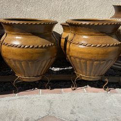 New Flower Pots Made Out Of Clay Perfect Gift 🎁 